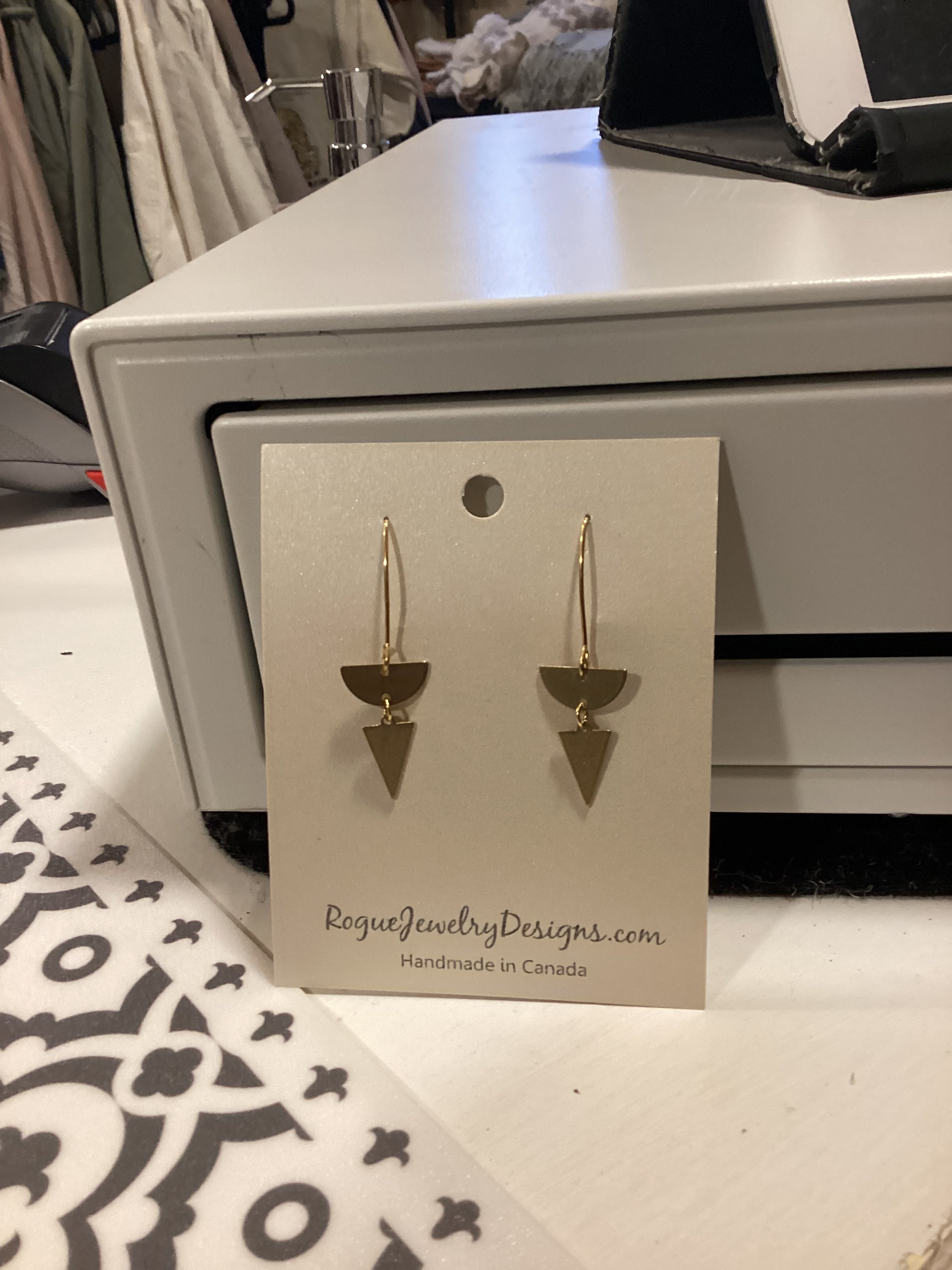 Gold Geometric Earrings