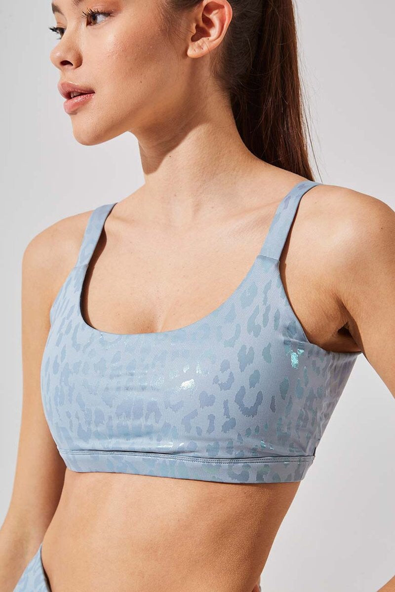 Intuition Light Support Bra - Sterling Blue Pearl