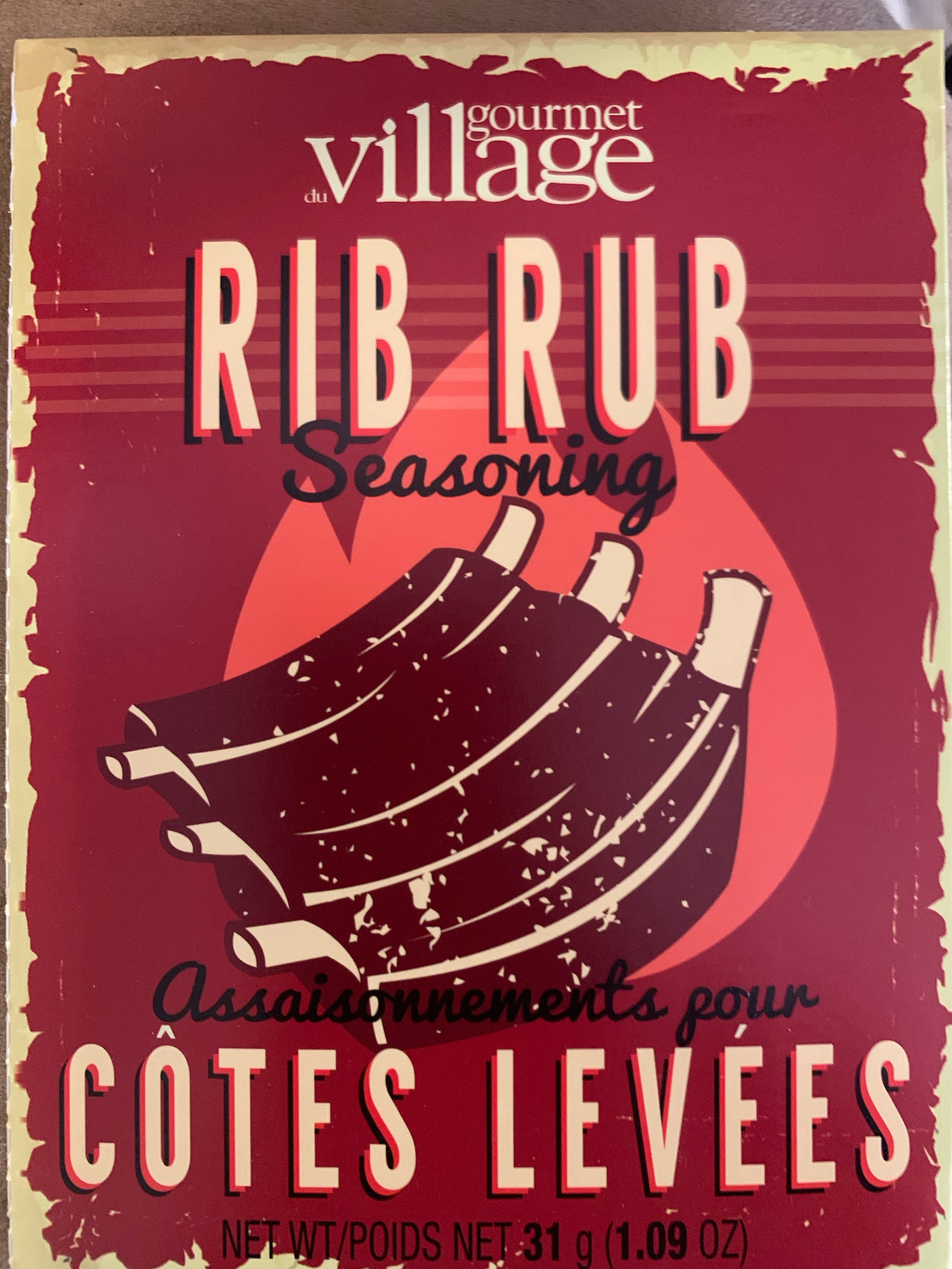 Gourmet Village Rib Rub Seasoning