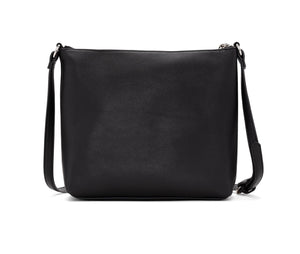 PEBBLE CROSSBODY WITH POUCH - Black
